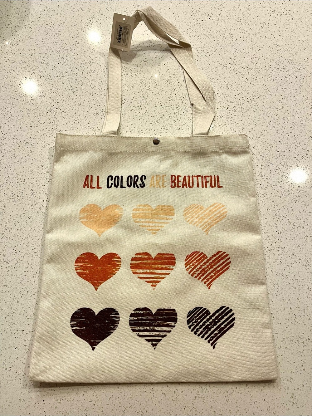 Canvas Tote Bag All Colors Are Beautiful